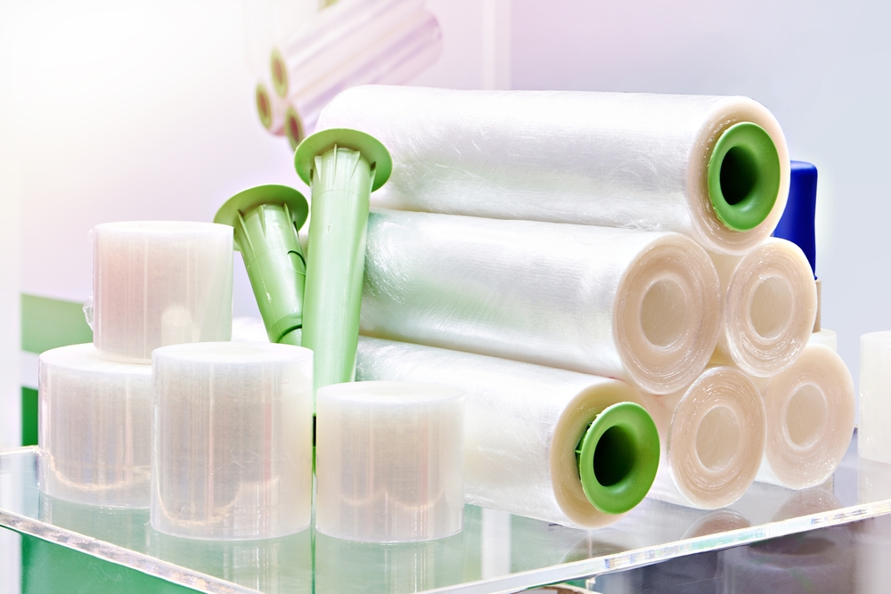 plastic bags on rolls