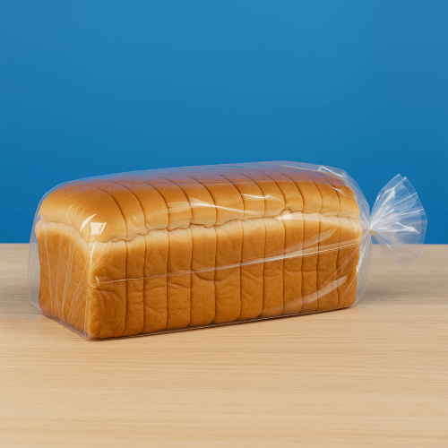 side weld poly bag example - bread bag